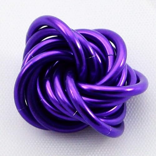Miniatura 3 de Möbii Fidget Ball (Solid Color): Quiet Mobius ADHD Anxiety Stim Stress Relief Toy Tool for Home Travel Office or Desk (XL(Daydream), Full, Dark Iris)