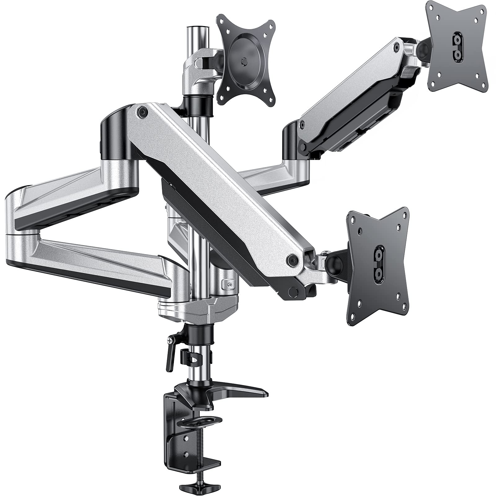 Buy HUANUO Triple Monitor Stand for 1332 inch Curved Flat Screens