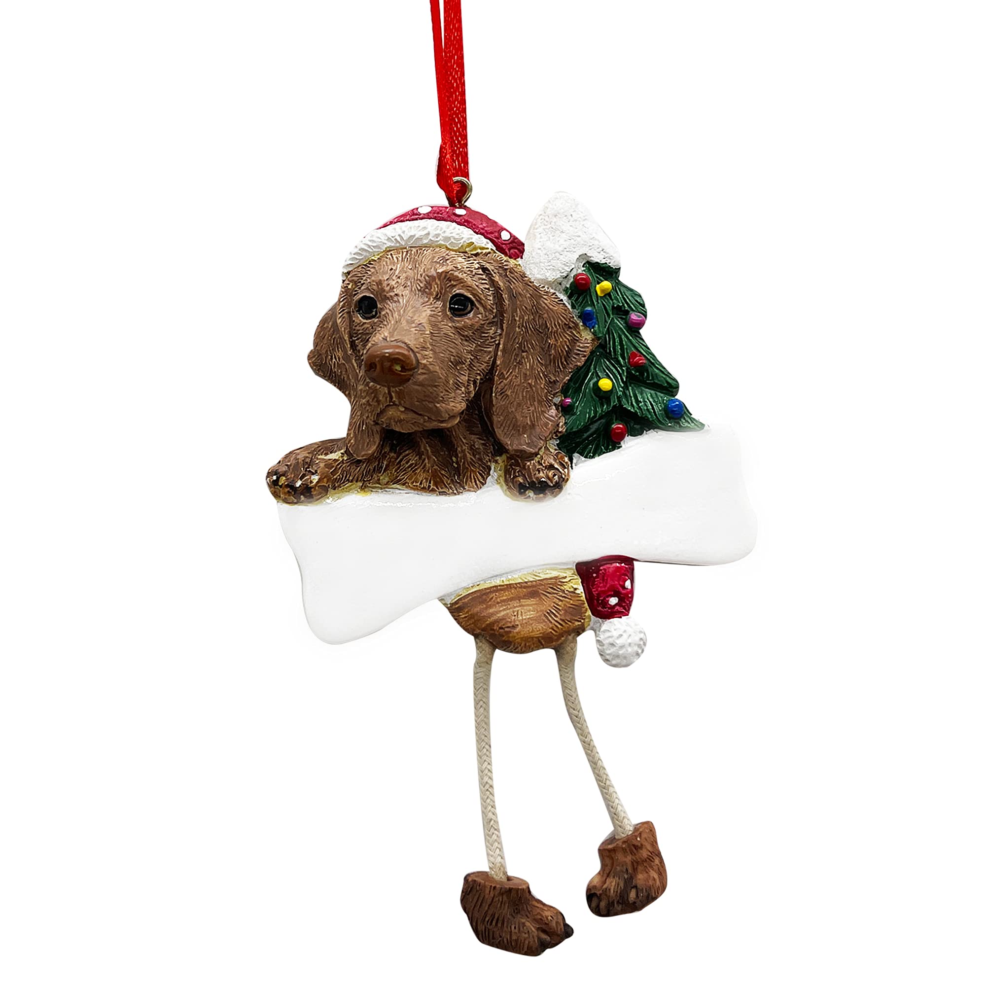Vizsla puppy tree decoration