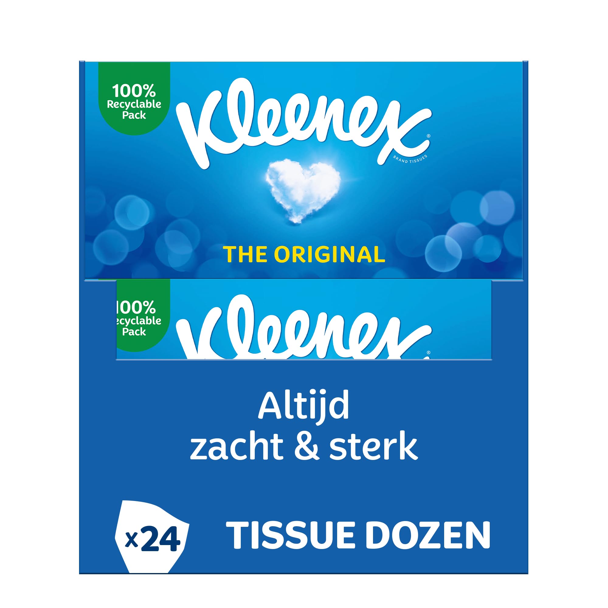 Kleenex Original Tissues - 1728 fazzoletti - 24 x 72 pezzi - Confezione regalo