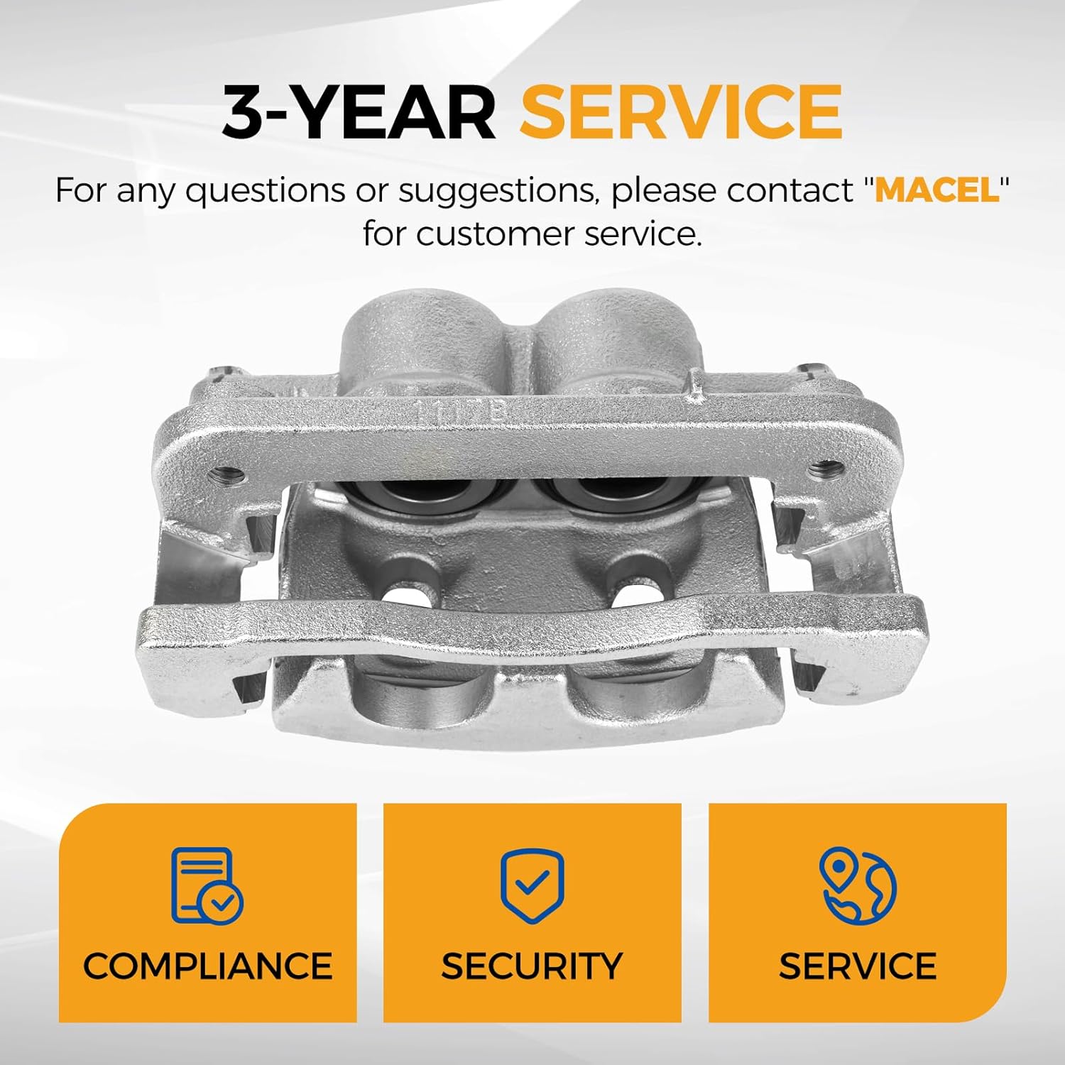 PAROD Front 18B4919A 18B4918A Brake Caliper Fit for Cadillac Escalade, ESV, EXT, XTS, Chevy Avalanche, Express 1500, Silverado 1500, Suburban, 1500, Tahoe, GMC Savana 1500, Sierra 1500, Yukon,XL