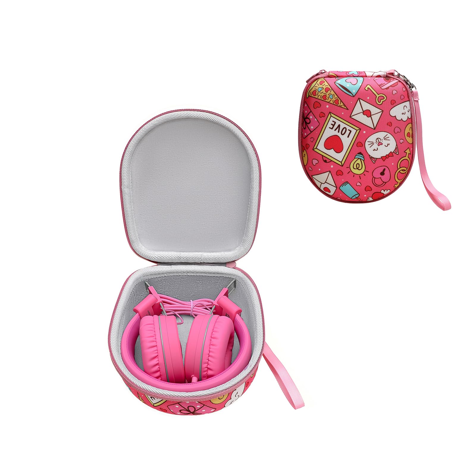 XANAD Carrying Case for Kids Headphone - Elecder i37 / Noot K11 / iClever HS14 Foldable Wired On-Ear Headset (The Headset is not Included)…