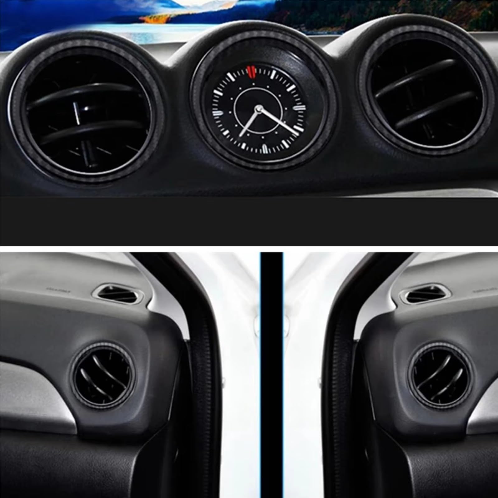 Compatible Con Suzuki Para Vitara 2015 2016 2017 2018 2019 2020 Tablero Instrumentos Salida Aire Acondicionado Cubierta Anillo Ventilación Embellecedor Interior