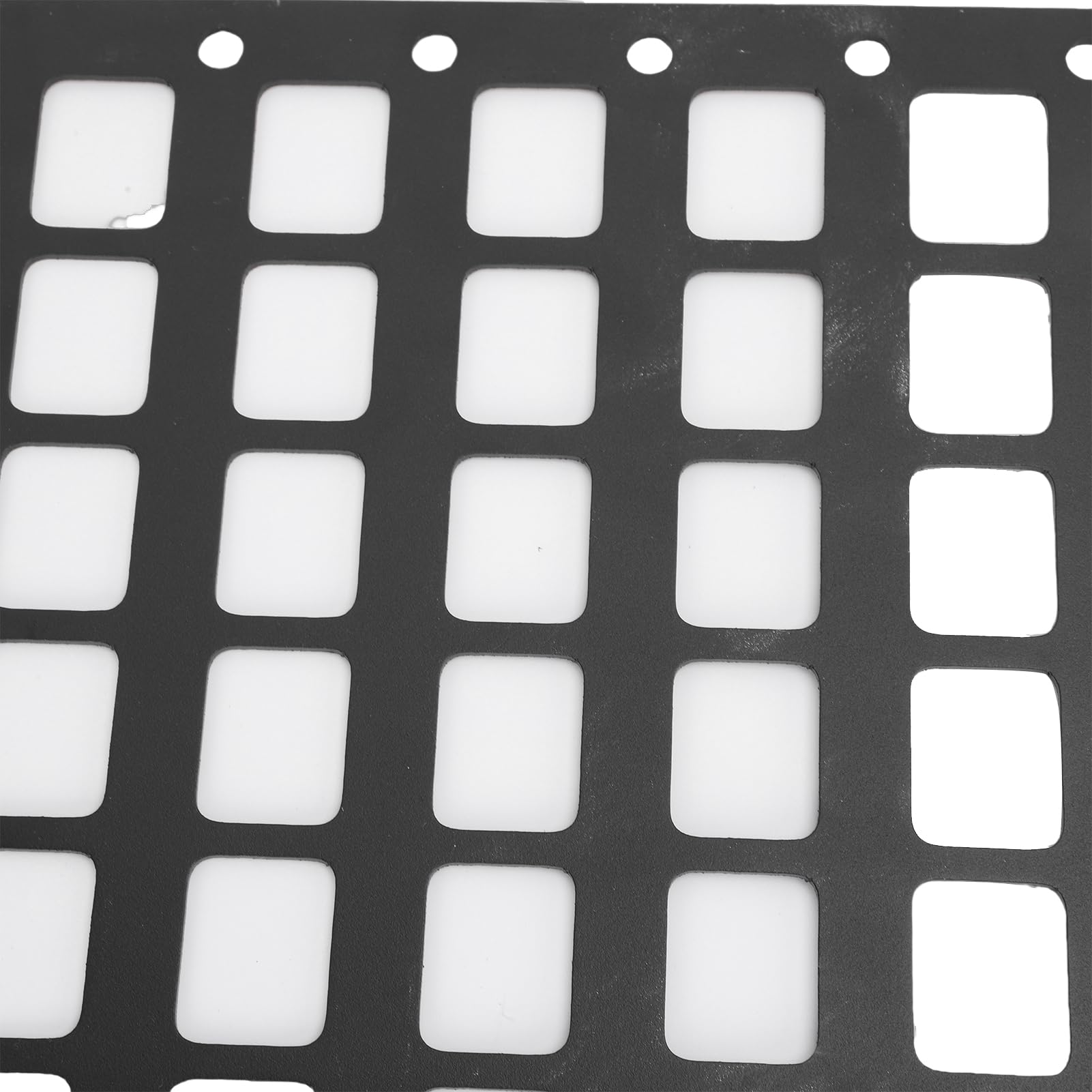 Aluminiowy Wielofunkcyjny Organizer na Oparcie Siedzenia Samochodowego Molle Panel Organizer, Modułowy Panel do Przechowywania Pojazdu RV Oparcia Siedzenia do Samochodu Ciężarowego SUV RV,
