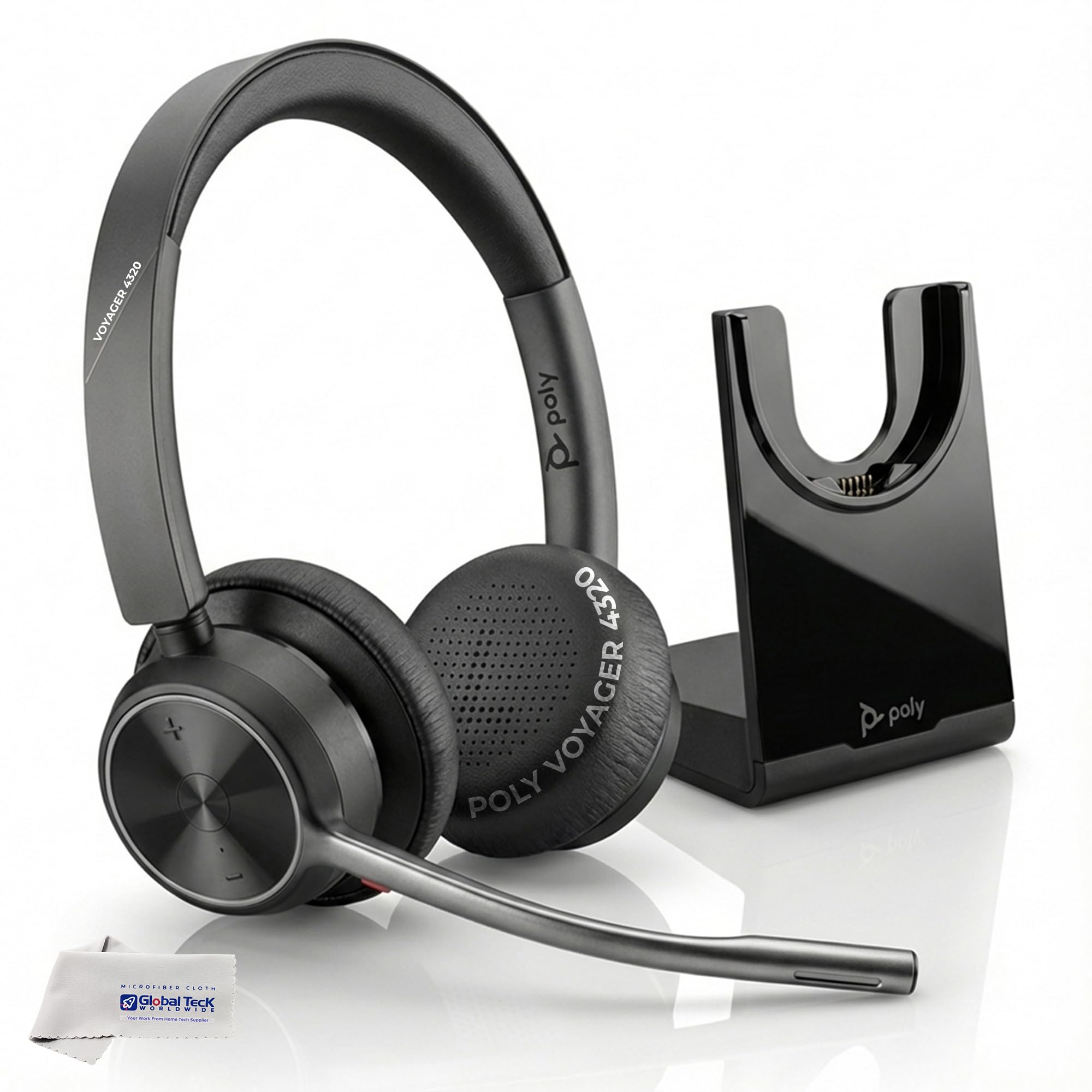 Amazon.com: Poly Voyager 4320 UC Wireless Bluetooth Duo Headset