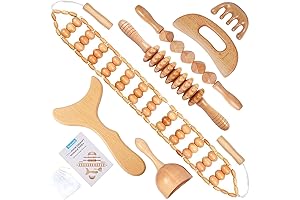 Complete 7-in-1 Maderoterapia Kit for Enhanced Lymphatic Drainage and Body Shaping