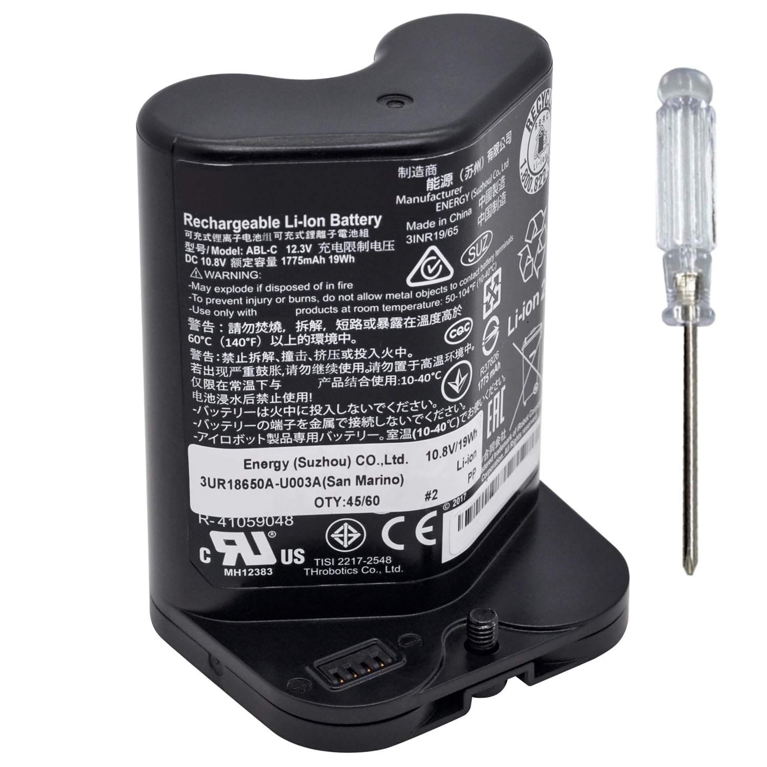 ブラーバjet m6と新品バッテリー（純正品） Amazon.com: for iRobot Roomba Replacement Lithium Ion Battery ABL