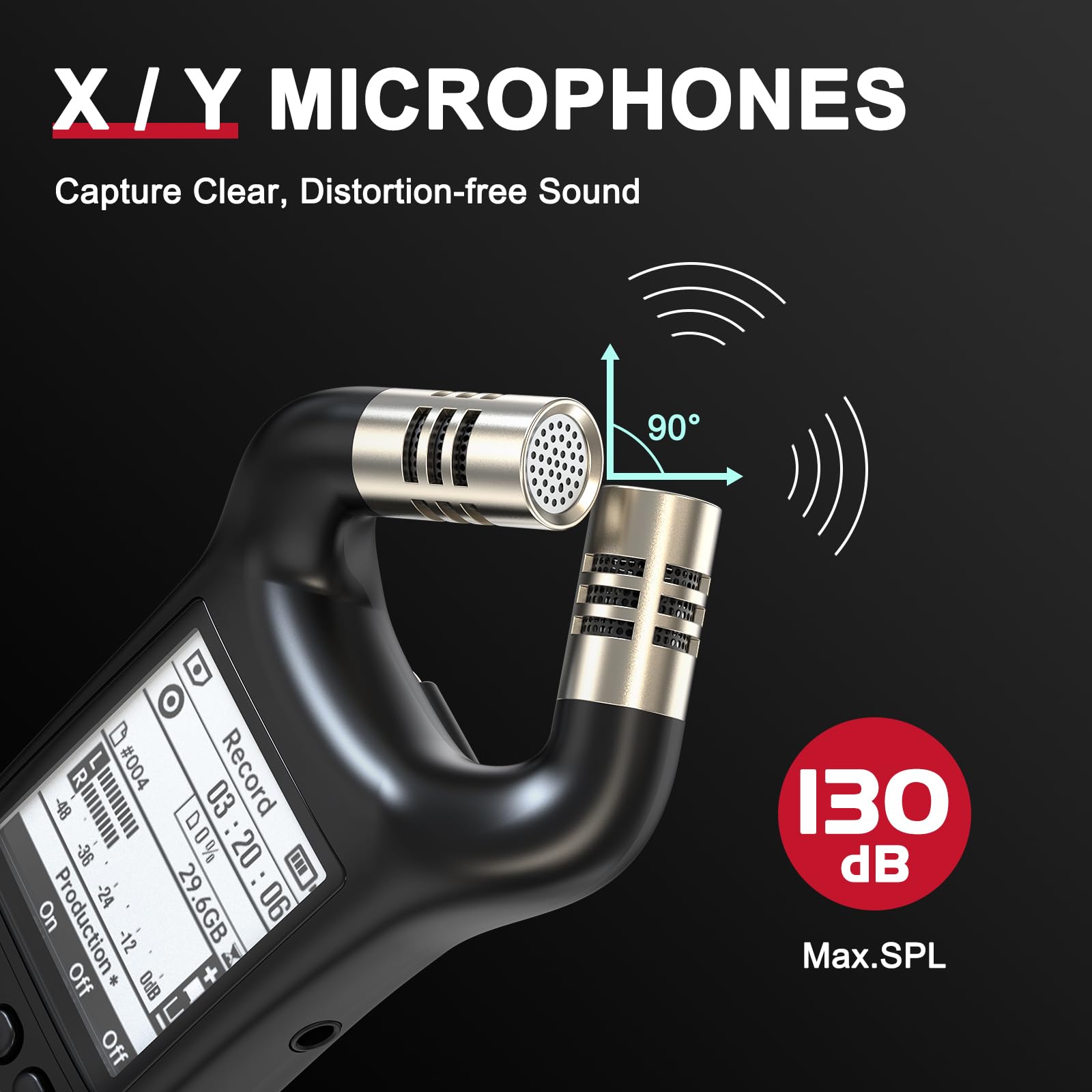 Xvive XV1-R Registratore Stereo Portatile e Interfaccia Audio