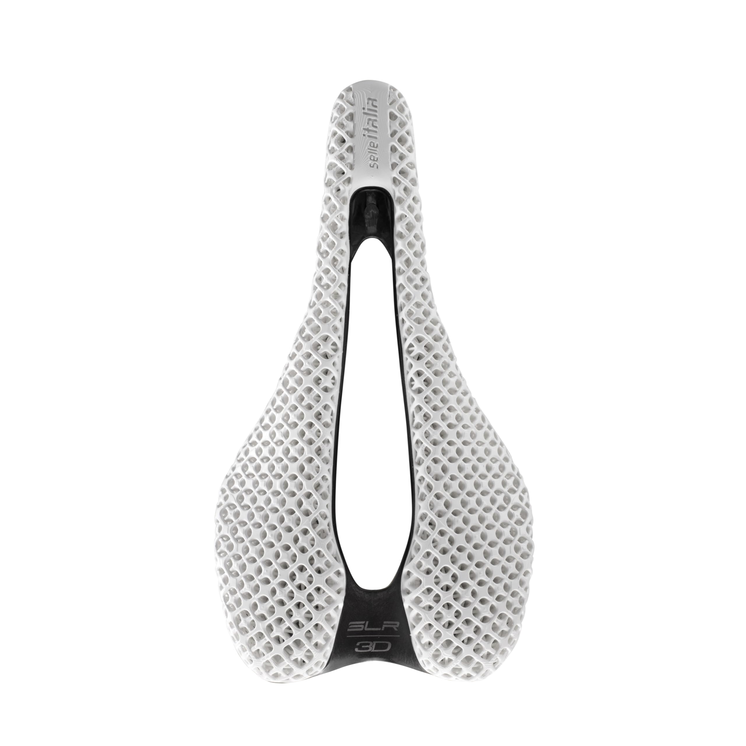 SELLE_ITALIA Kit Unisex Adult Selle SLR Boost 3D Carbonio Superflow-White Edition-S3, Nero, Taglia unica