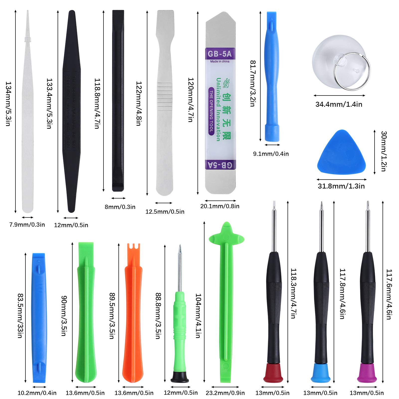 Kit Di Strumenti Aperti Per La Riparazione Di Cacciaviti 8 In 1 Per Telefoni Nokia E Alcuni Telefoni Sony Lg Huawei Motorola - Foto 2