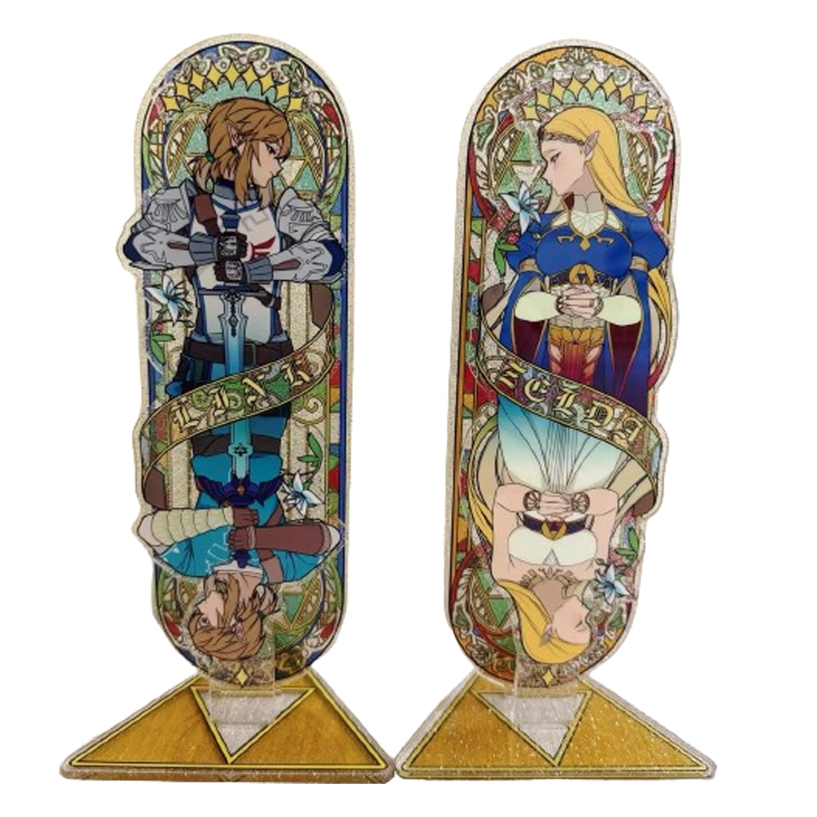 Amazon.co.jp: ゼルダ リンク アクリルスタンド 綺麗 彩窓 置物 台座