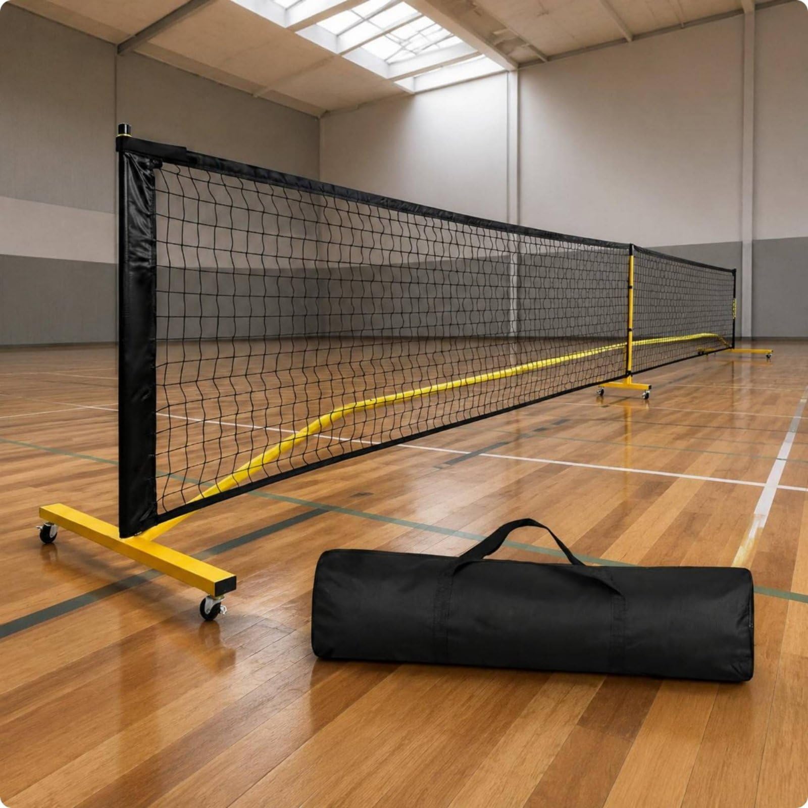 Rete Pickleball Portatile Standard 6,6,7 Metri Attrezzatura Sportiva Montaggio Rapido per Gara
