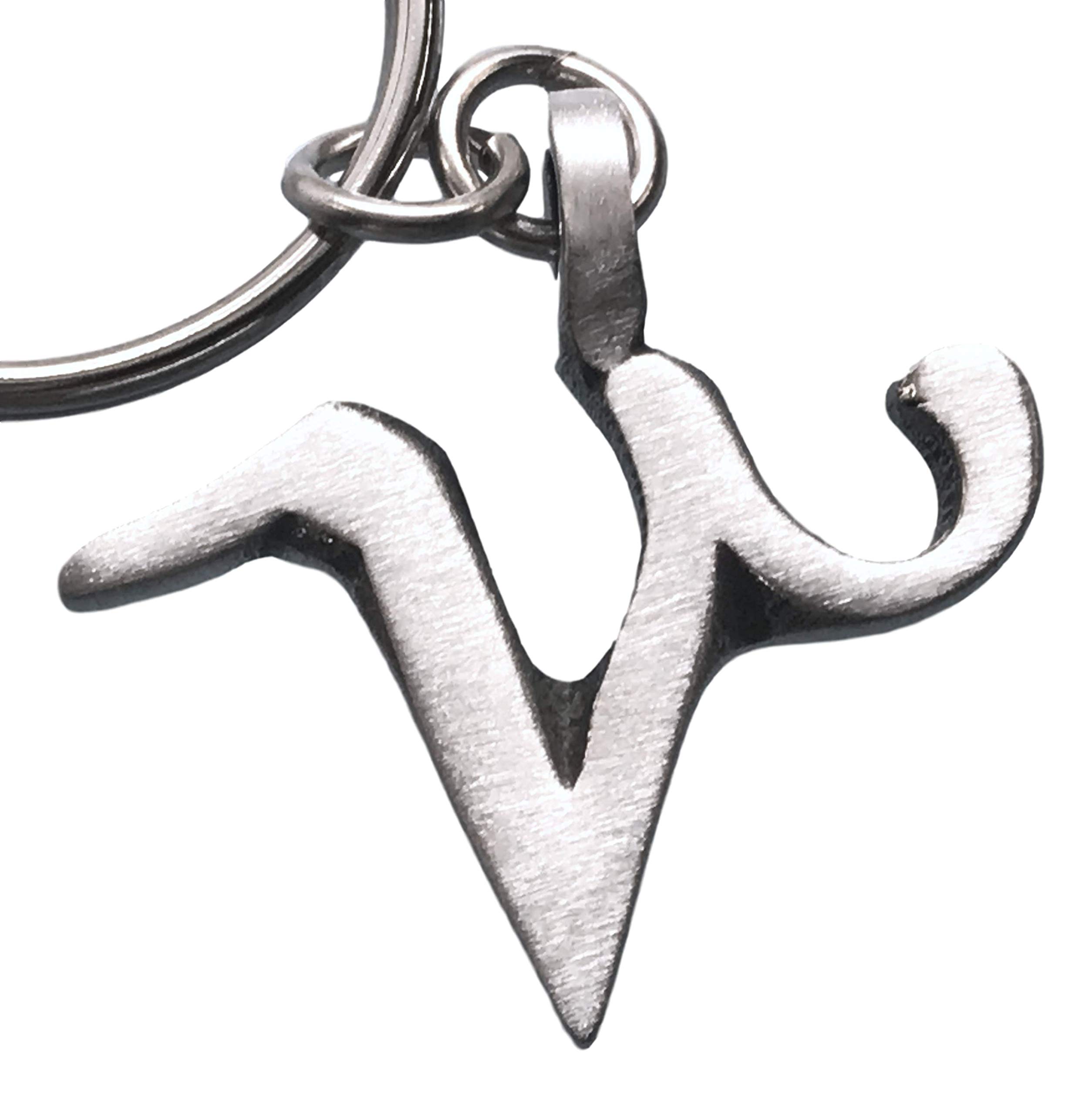 Capricorn Astrology Zodiac Sign Pewter Keychain The Goat (December 22 - January 20 Birthday)