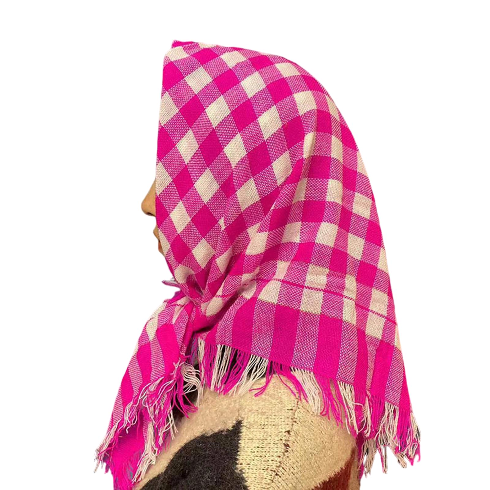 MICFENY Classical Bandana Scarf Wind Resistant Soft Fabric Hijab For Hiking Cycling Running Women Travel Accessories