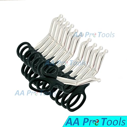 Miniatura 2 de Pack de 12 fundas de calidad premium de 7.5 in con diseño de emoticonos y silla de autosuficiencia, primeros auxilios y emergenio, color negro +