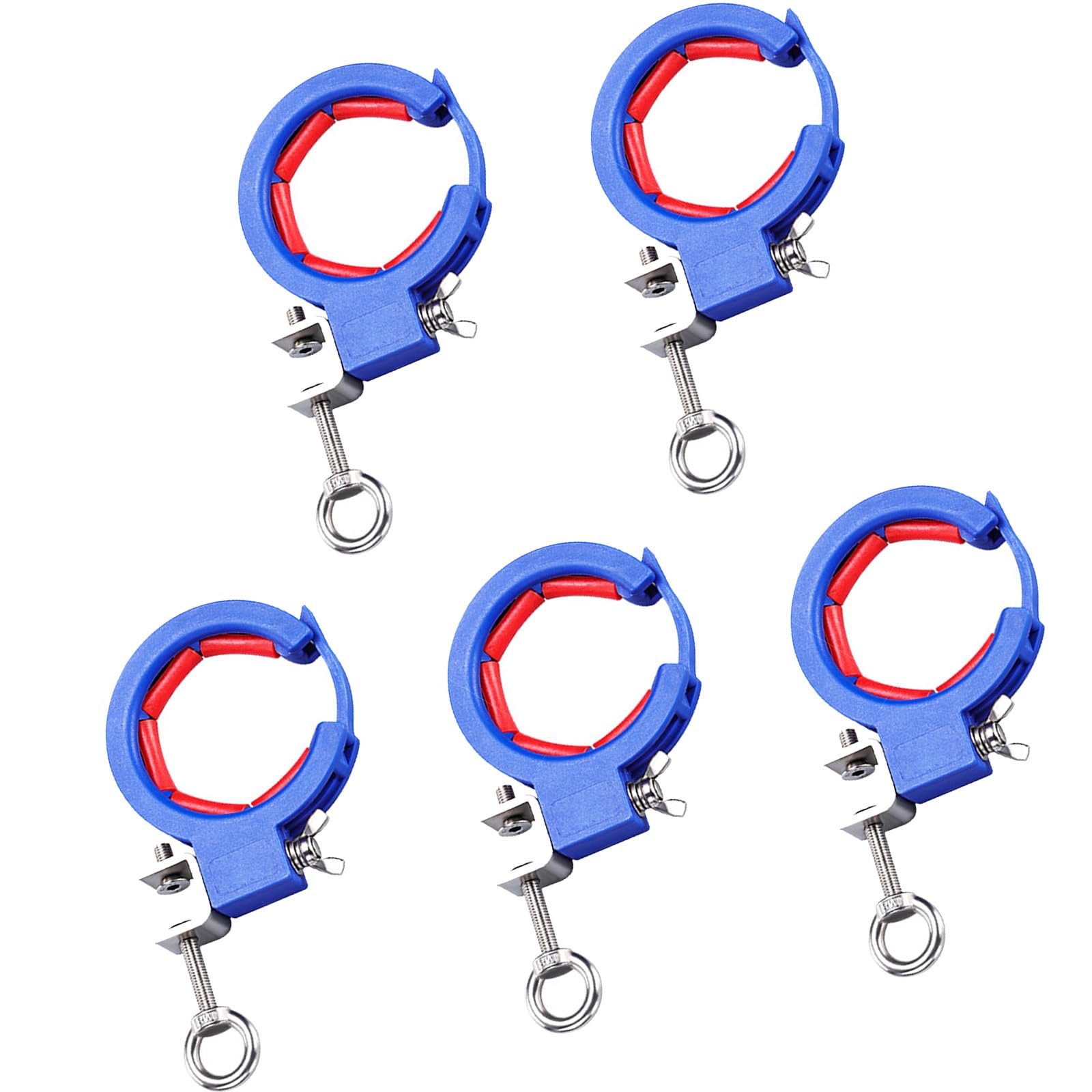 Thatiarry 5 Pack Efficient High Strength Cable Pulling Guide Roller With Adjustable Clamp Suitable For Safe & Easy Wire Installation Task Cable Laying Tool