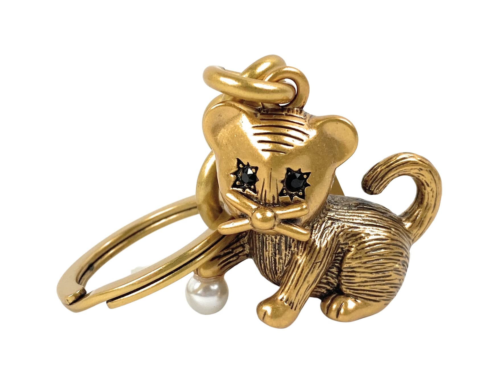 Coach Women's Cat Bag Charm Keychain, Gold, One Size : Amazon.ca