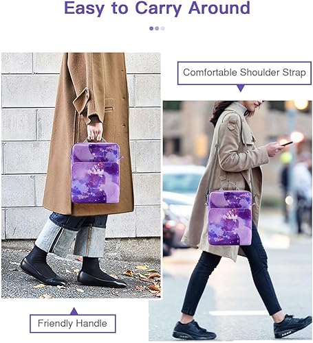 Miniatura 7 de MoKo Funda para tablet de 9 a 11 pulgadas, con asa para el hombro, se adapta a iPad Air M3 de 11 pulgadas, iPad A16 2025, iPadPro de 11 pulgadas,