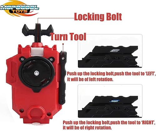 Vista 7 de Mopogool Juego Blade Blade Toy Set Metal Fusion B Blades Juguetes Battling Top Toys B-163 Booster Super King Valkyrie.Ev Bey Battle Blade Burst