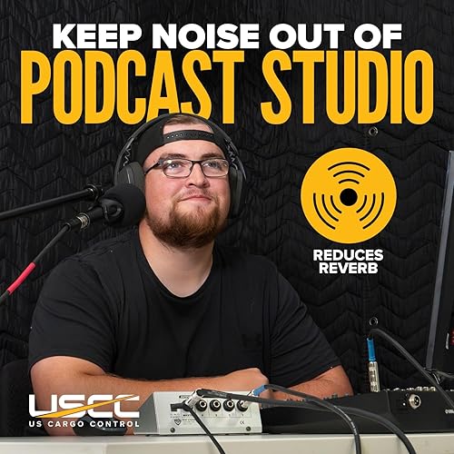 Miniatura 7 de US Cargo Control Manta de amortiguación de sonido con ojales para colgar en la pared o cortina absorbente de sonido (80 x 72 pulgadas), manta