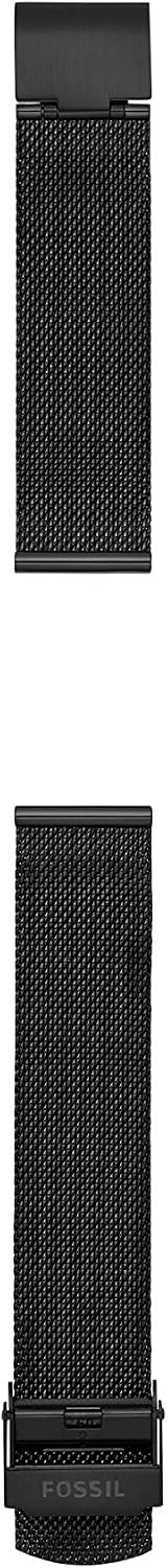Fossil S181449 18mm stainless steel strap for watch Black, Matt Black, 175+/- 5MM - Image 3