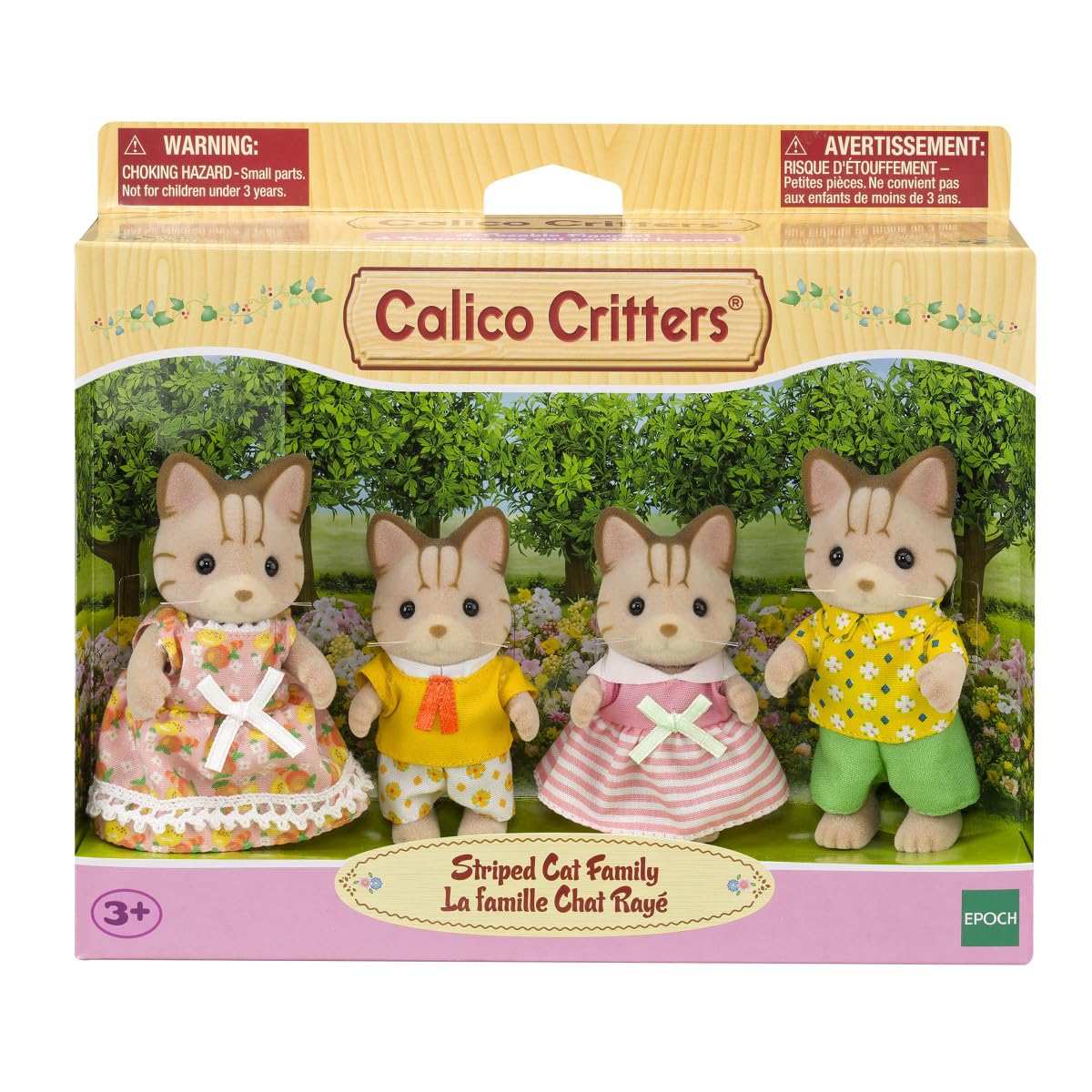 Striped Cat Family by Calico Critters