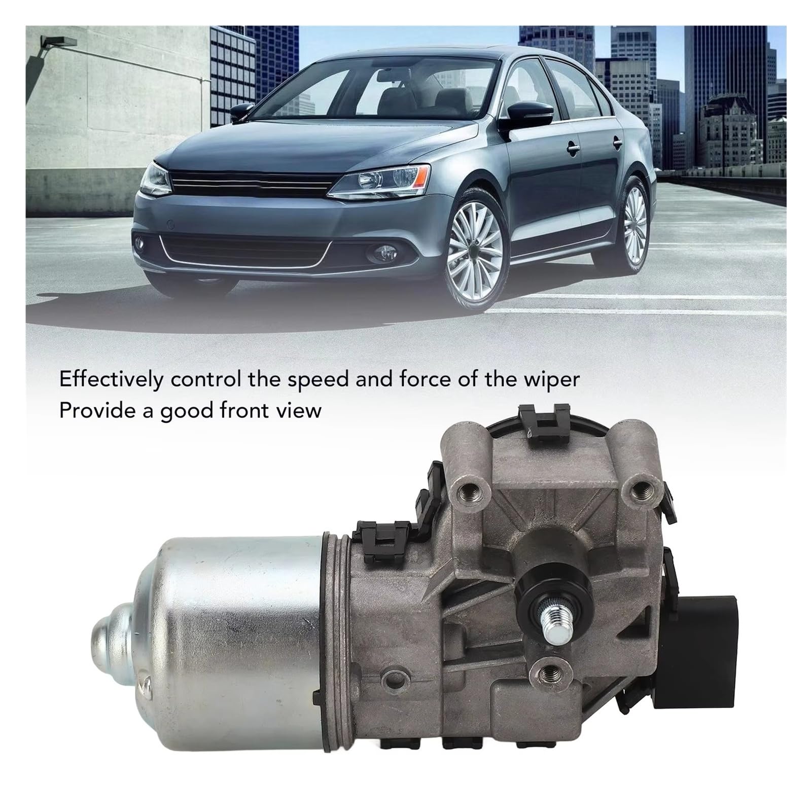 Motor del limpiaparabrisas Delantero para Jetta 2011-2015 Auto 6R1955119A 31G955119 5C7955113D 6Q2955119A Reemplazo del Motor del limpiaparabrisas