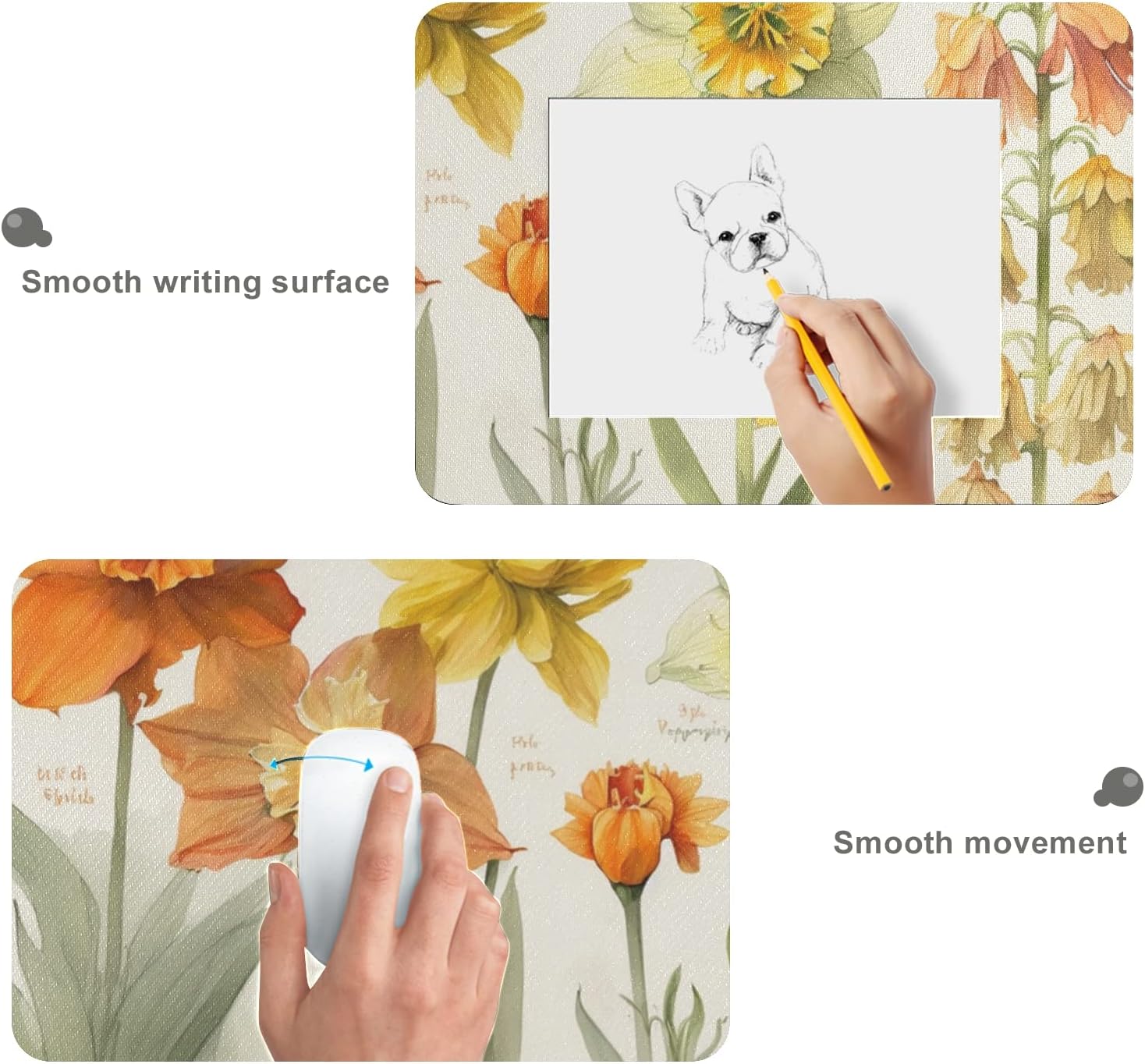 Sunset Palm Tree Design Mouse Pad - Non-Slip Desk Mat for Gaming & Work, Small to Extra Large