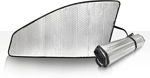 Parasoles de asiento delantero para ventana lateral de ajuste personalizado (2 unidades) para Ford Transit Van 2015 2016 2017 2018 2019 2020 2021