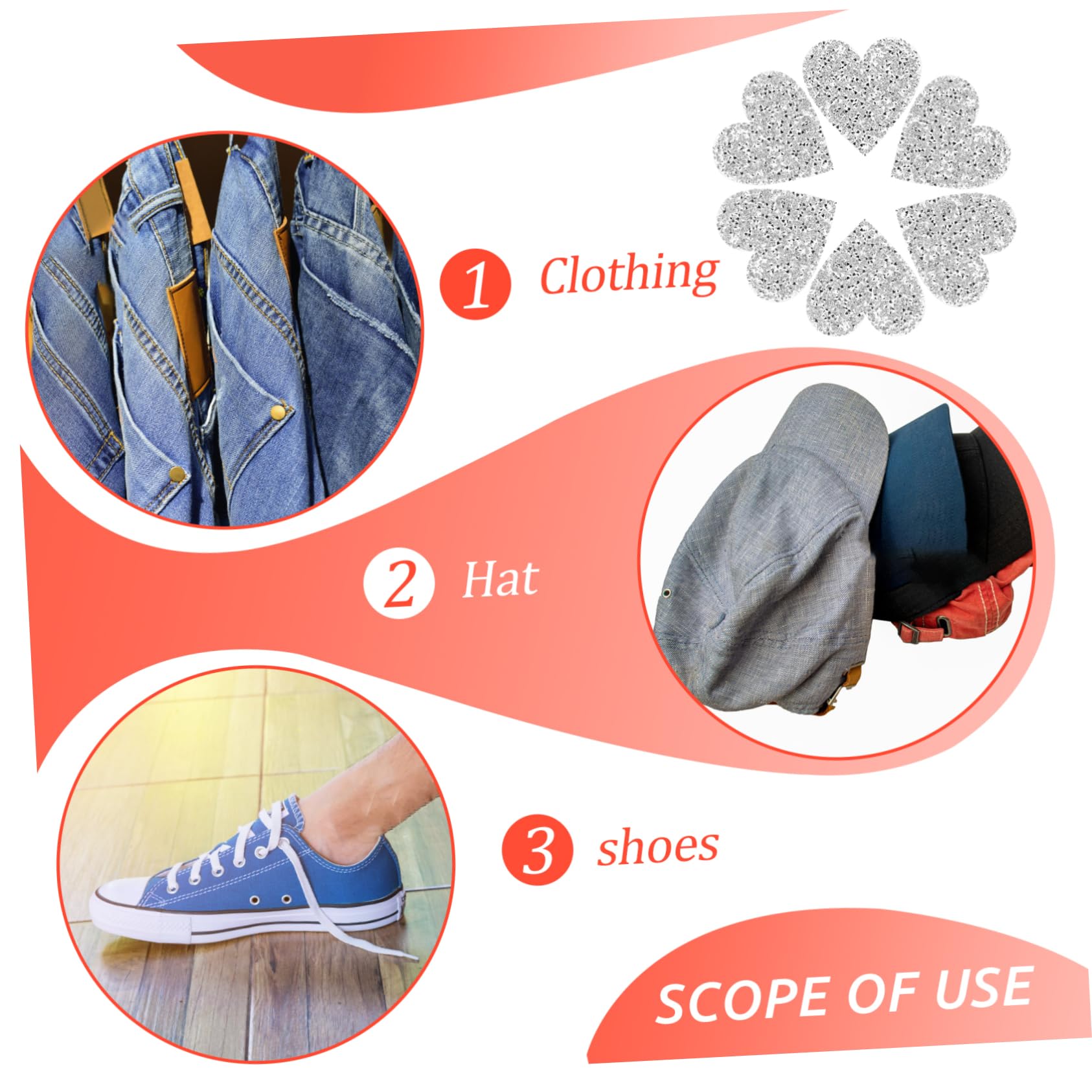Lurrose 18pezzi Toppe Per Decorazioni Abbigliamento e Borse Adorabili Patches Termoadesive Per
