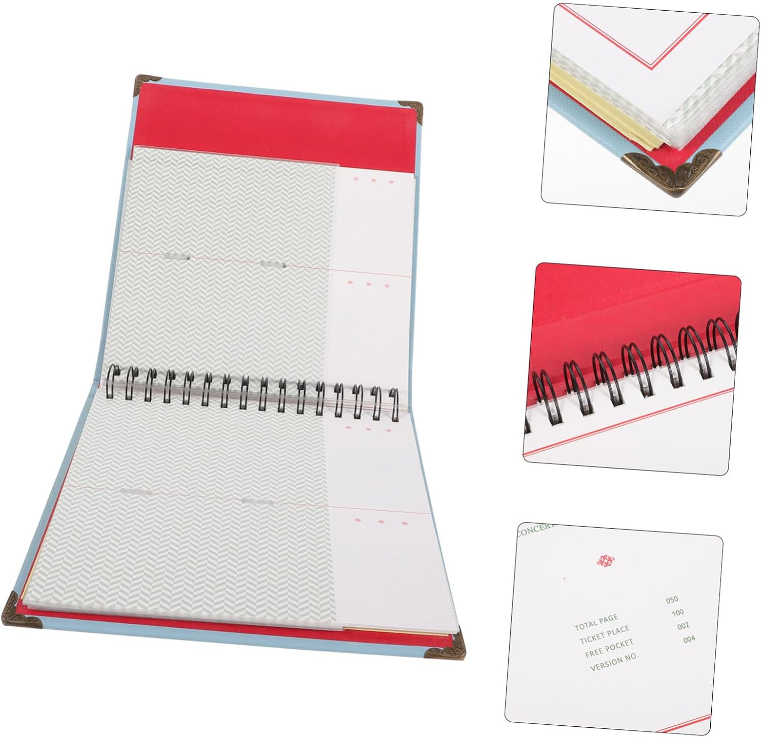 Bill Collection Book Ticket Book Holder for Movie Tickets Concert Citation