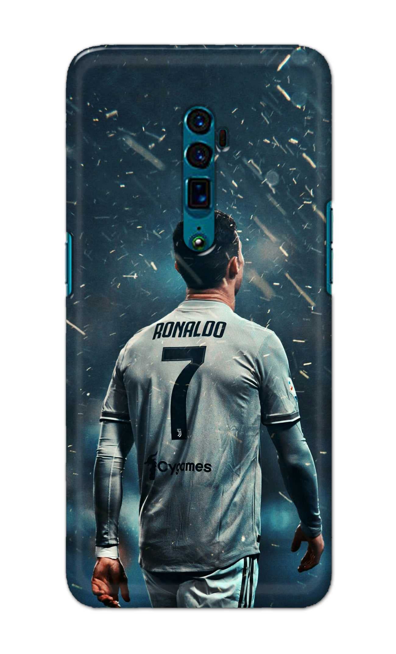 PRINTFIDAA® Printed Hard Back Cover Case for Oppo Reno 10x Zoom Back Cover (Legendary Foot Ball Player) -2808