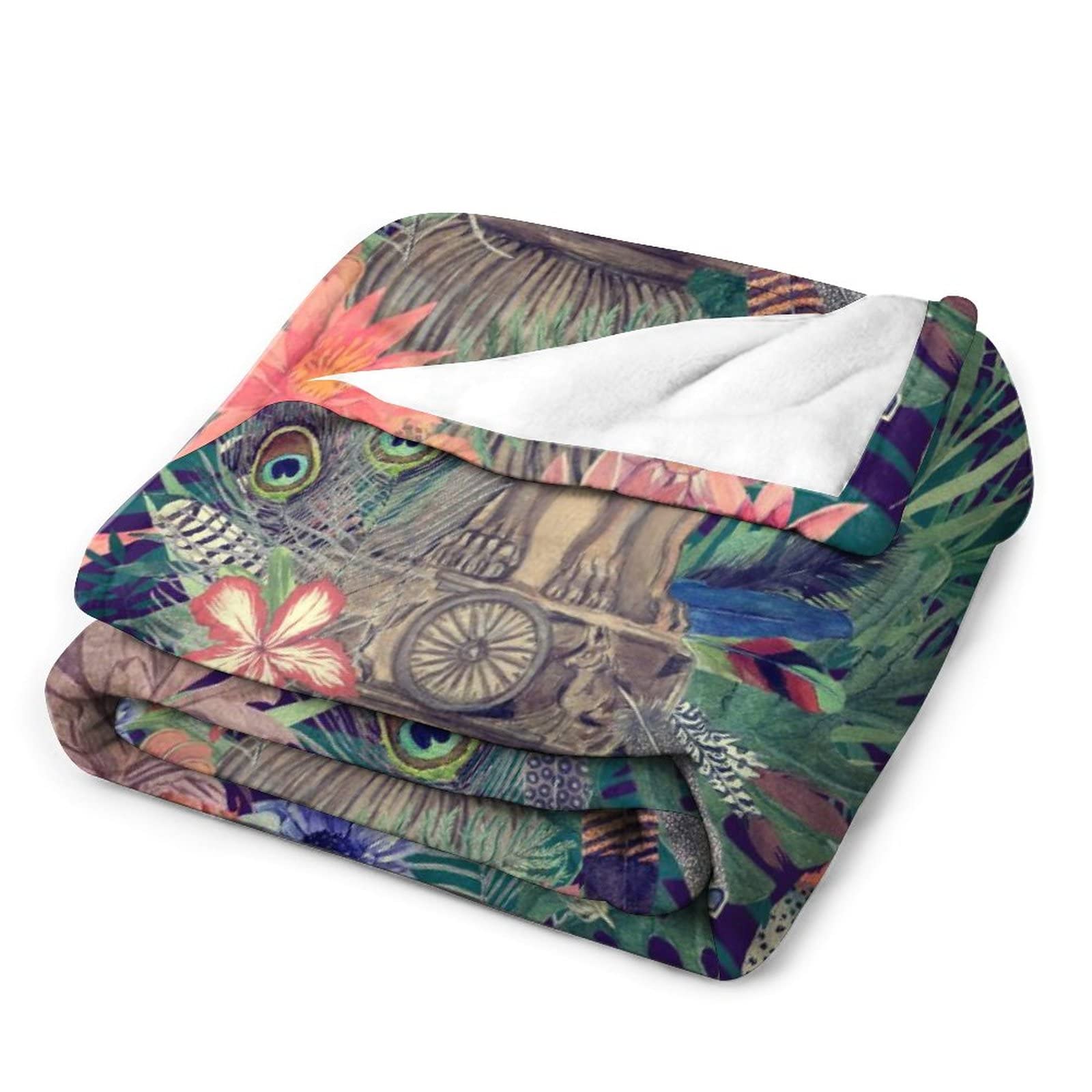 Sollbry Couverture Plaid Polaire Lit Pour Canapé En Molleton, Couverture Jeté En Flanelle à