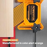 Vista 4 de POWERTEC Tablas de plumas universales en tándem para sierra de mesa, mesa de enrutador, valla de enrutador y sierra de cinta, herramientas