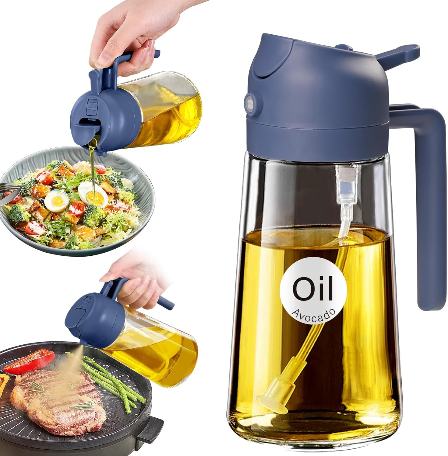 Elevate Your Cooking with the YARRAMATE 16oz Olive Oil Sprayer – A Must-Have Kitchen Gadget!