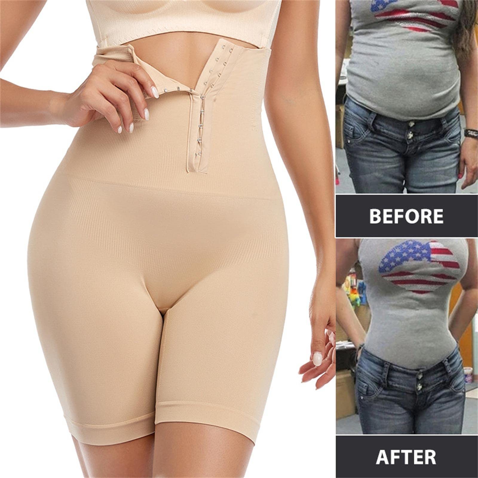 Guaina Modellante Donna Donne Stirt Tummy Control con Gancio Cancelle High Wepewear