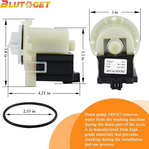 Miniatura 9 de Samsung DC97-15459H AP5621731 - Válvula de entrada de agua para lavadora (parte original de Genuine), apta para lavadoras Samsung, Whirlpool,