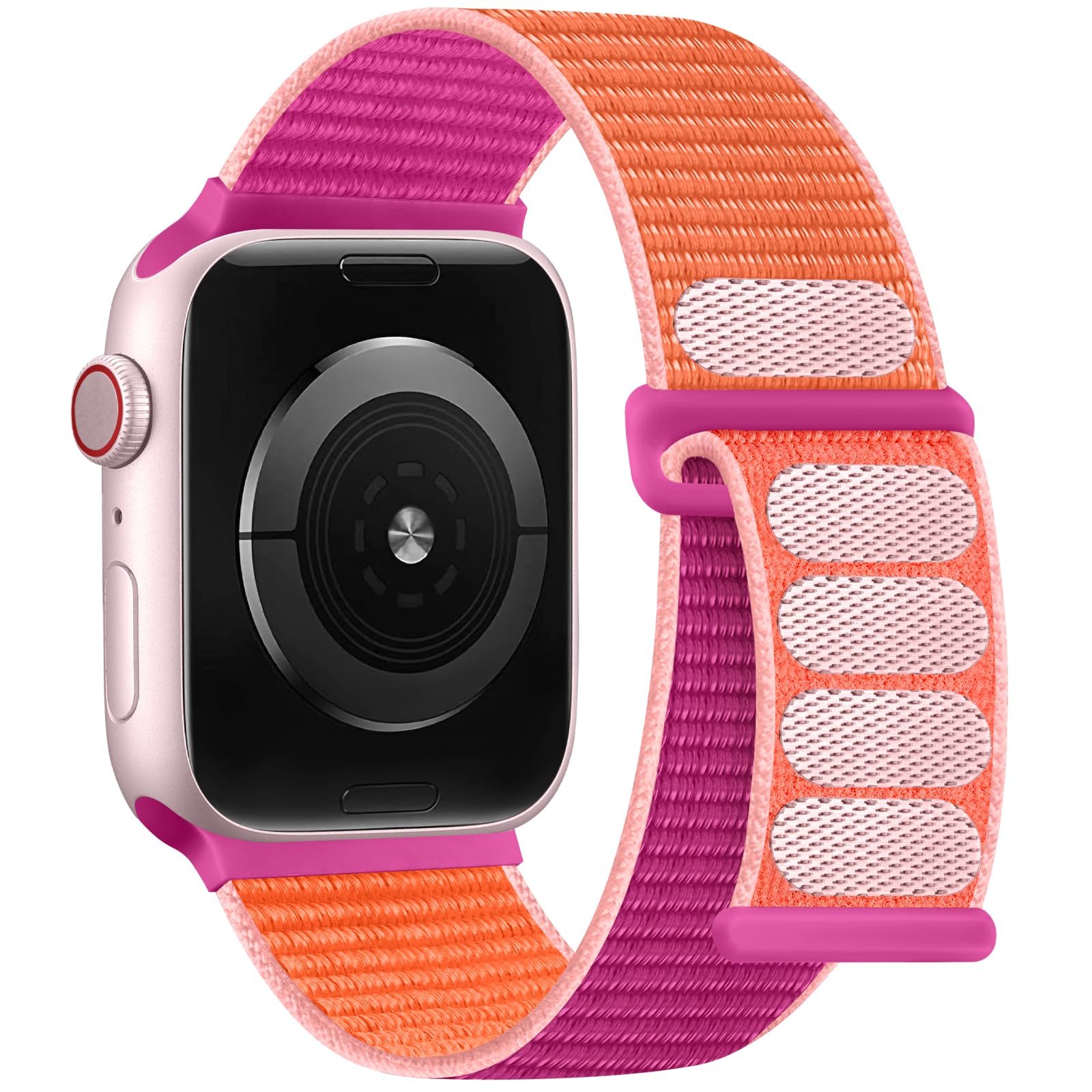 DaQin Nylon Sport Loop Compatible with Apple Watch Band 40mm 38mm 41mm 42mm 44mm 45mm 46mm 49mm, Soft Breathable Braided Wristbands for iWatch Band for Women Men Series 10 9 8 7 6 5 4 3 2 1 SE Ultra