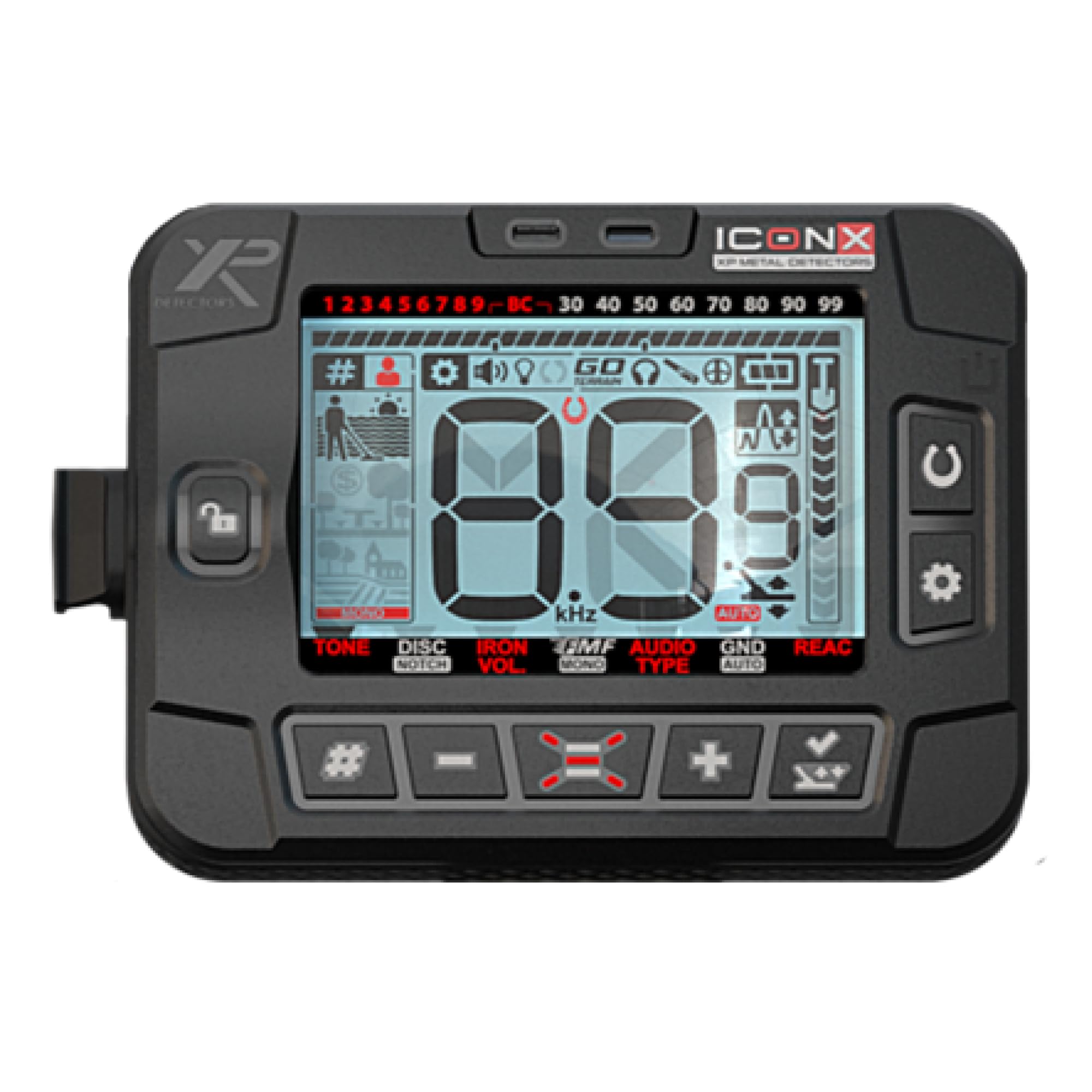 XP ICONX Funk-Fernbedienung für Metalldetektor ICONX & DEUS II