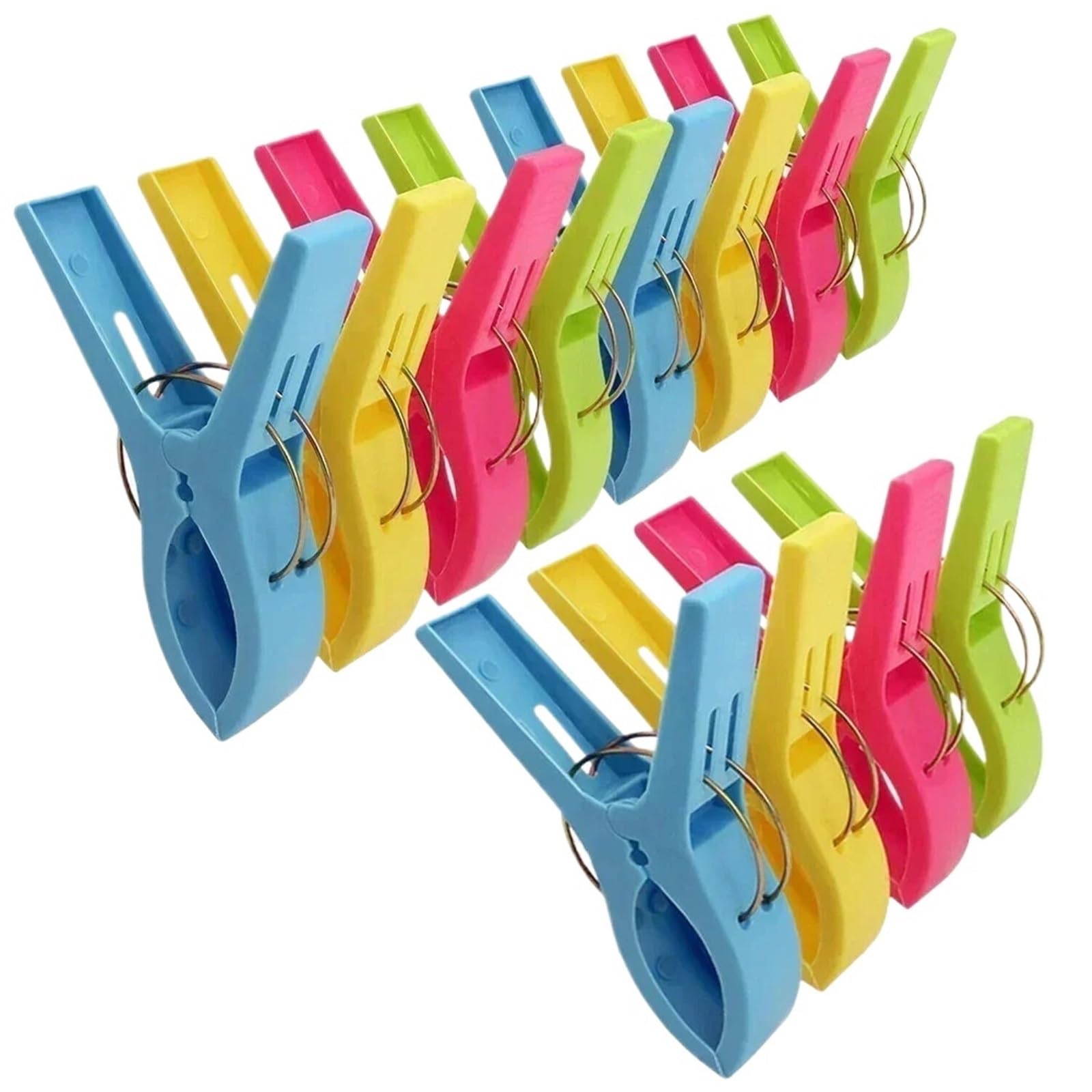 100/150/200Pcs Plastic Clothespins Clips For Laundry Sunbed Clothes Pegs for Washing Line(Mixed Color 200pcs)