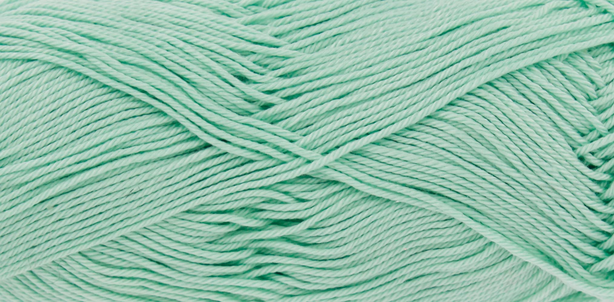 King Cole 1262423 Giza Cotton 4Ply Mint Yarn - 158M, 50g