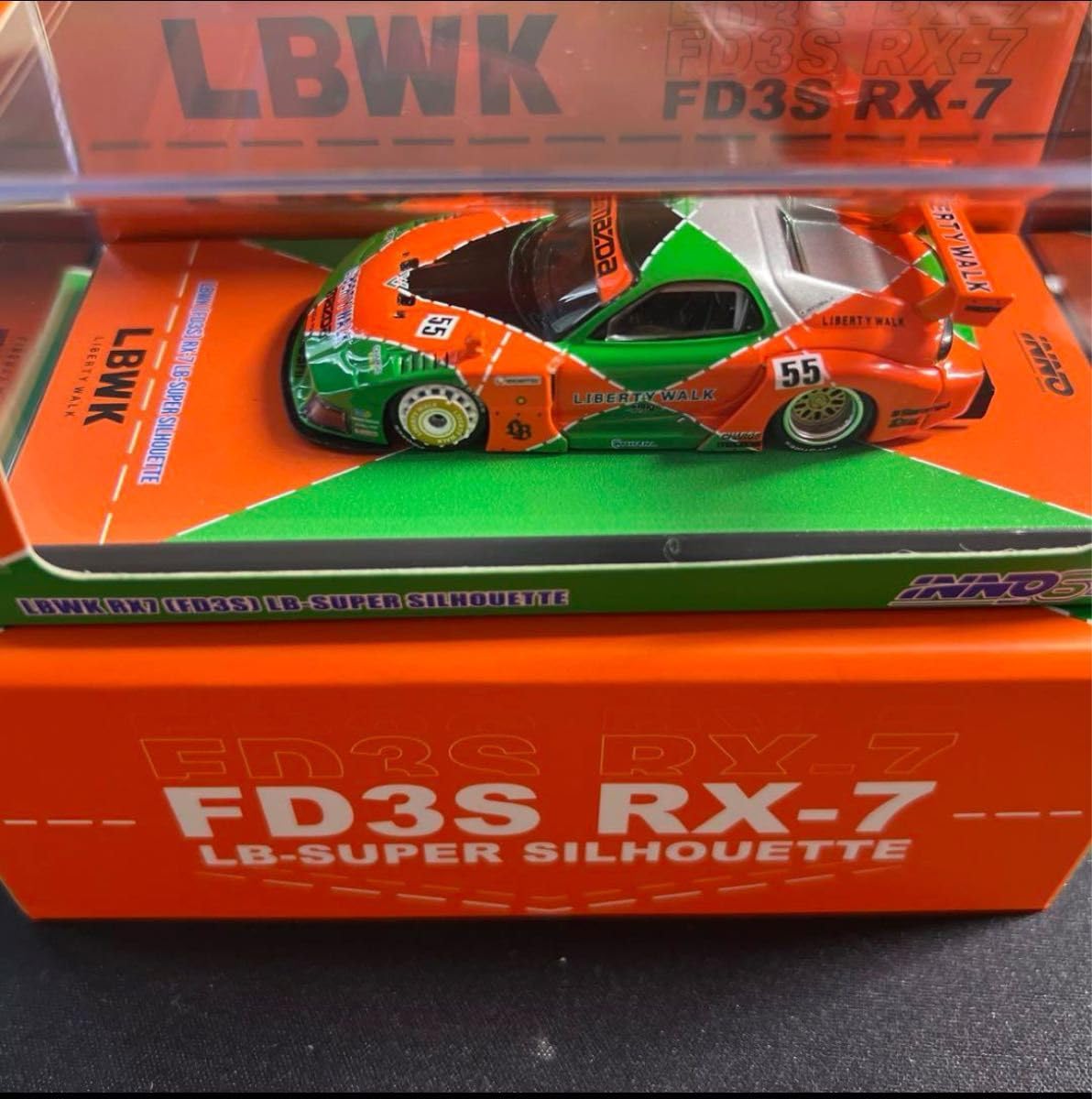 Amazon.co.jp: 64 INNO MODEL LB-WORKS RX7 Orange Green : 楽器・音響機器