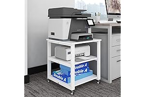 Natwind White Printer Stand: Elevate Your Workspace