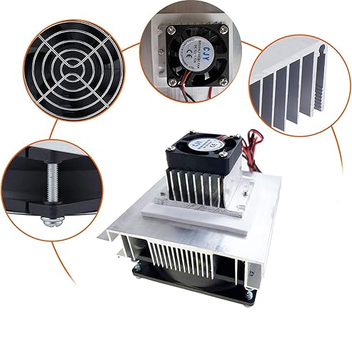 Miniatura 3 de DC 12V DIY Termoeléctrico Peltier Refrigeración Sistema de Refrigeración Kit Semiconductor Enfriador Disipador de Calor Módulo de Conducción