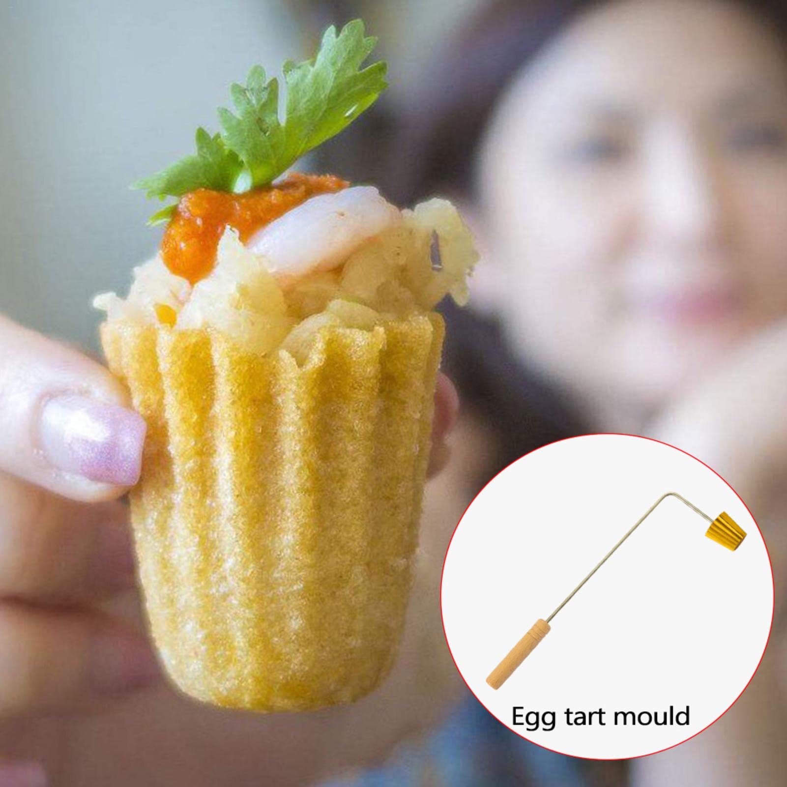 Pai Tee Mould, Nyonya Top Hats Mould Malaysian Pie Tee Maker Innovative Eierkuchenform für gebratenes Snack-Werkzeug