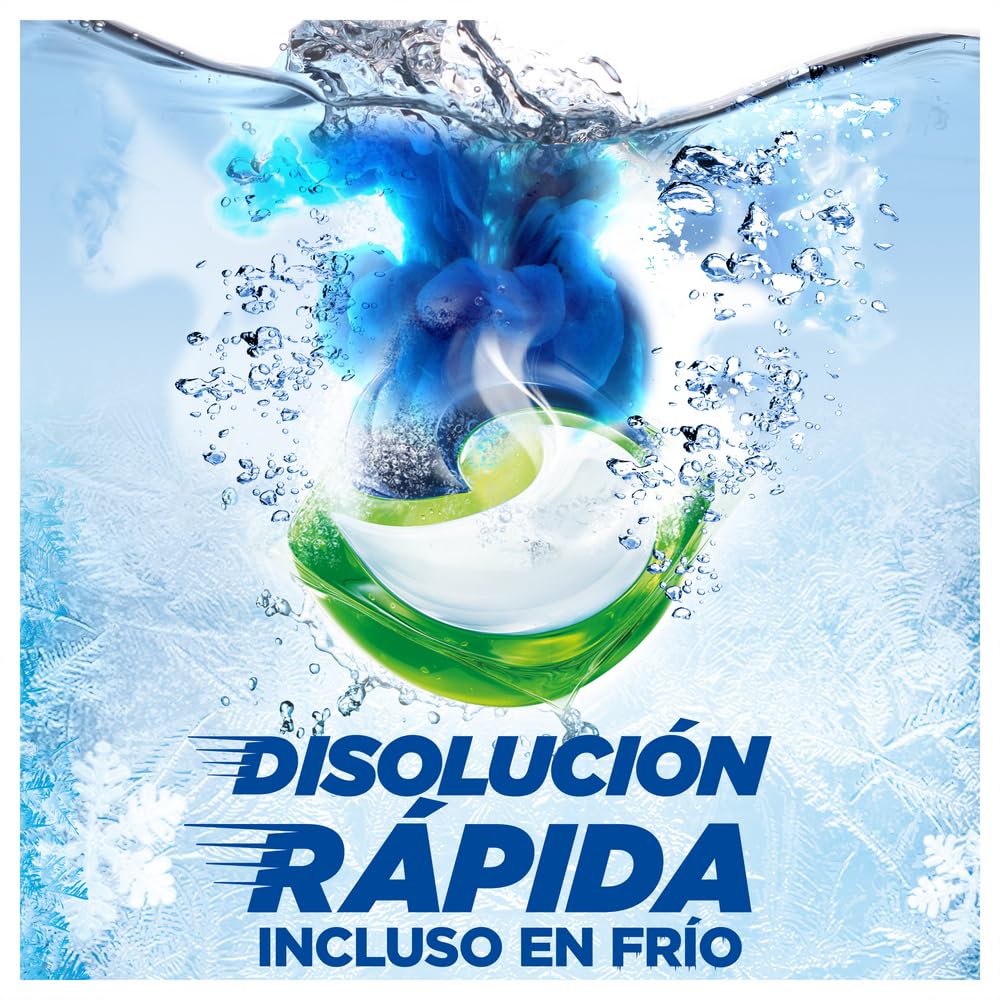 Ariel PODS Todo en 1 Detergente Lavadora Liquido 105 Capsulas/Pastillas, Jabon Extra Cuidado del Color, Mas Color y Brillo, Limpieza Profunda