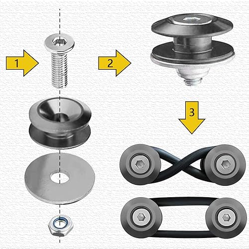 Miniatura 11 de ASUBHA Juego de 4 clips universales de liberación rápida para parachoques delantero y trasero, solución de fijación definitiva para liberación Negro
