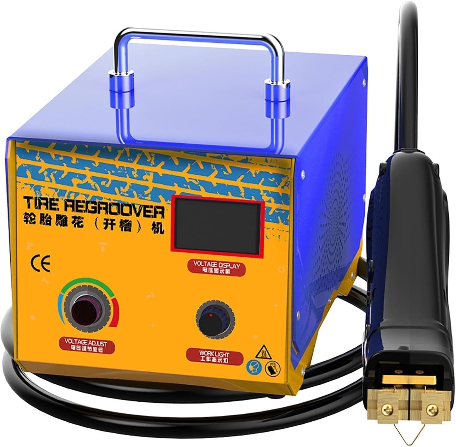 Strumento per Scanalare Pneumatici,Macchina Scanalare Pneumatici 1000W,Scanalatrice per Pneumatici per Camion,Taglierina Riscolpitrice Pneumatici,Ferro da Stiro Professionale Scanalatura Pneumatici