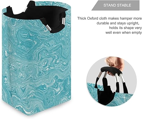 Miniatura 10 de ALAZA Cesta de lavandería con asas de vaca rosa, duradera, plegable, de tela, para el hogar, dormitorio, baño, dormitorio universitario