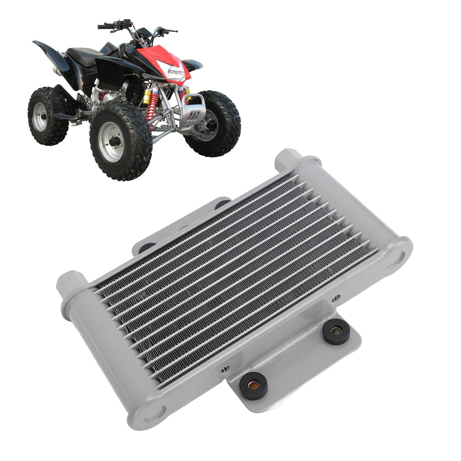 Radiatore Olio per Trasmissione Motore in Alluminio, Radiatore Universale per Radiatore Olio per Trasmissione ATV per Moto da Cross 50cc-250cc, Raffreddamento Efficiente e